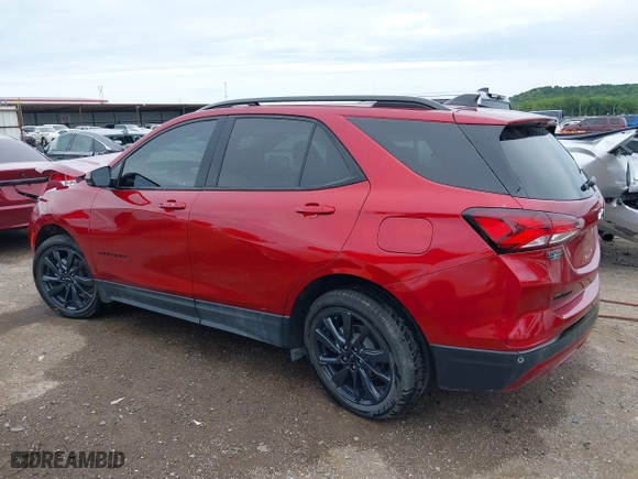 2024 Chevrolet Equinox RS with VIN 3GNAXMEG7RS108321, listed as a IAAI auction lot 39798009 with 19,812 mi miles. Bid and sale history available at carsss.com. Image 14.