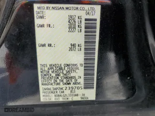2017 Nissan Altima 2.5 SV with VIN 1N4AL3AP2HC239705, listed as a Copart auction lot 50055635 with 114,651 mi miles and Salvage Title. Bid and sale history available at carsss.com. Image 13.