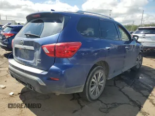 2019 Nissan Pathfinder SV with VIN 5N1DR2MM9KC583763, listed as a Copart auction lot 55849795 with 68,009 mi miles and Clean title. Bid and sale history available at DreamBid. Image 3.