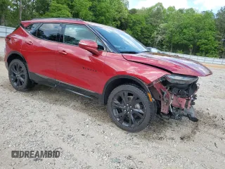 2020 Chevrolet Blazer RS z VIN 3GNKBERS7LS571641, wystawiony jako Copart lot #53965275 z przebiegiem 96 540 mil mil oraz Szkoda całkowita • Salvage title. Historia ofert i sprzedaży dostępna na DreamBid. Obrazek 4.
