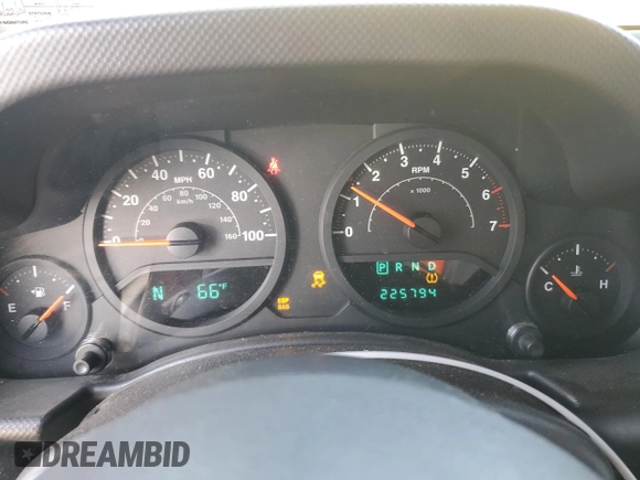 2008 Jeep Wrangler Unlimited X with VIN 1J4GB39108L505868, listed as a Copart auction lot 54970455 with 225,794 mi miles and Salvage Title. Bid and sale history available at DreamBid. Image 9.