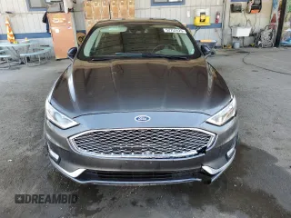 2019 Ford Fusion Titanium with VIN 3FA6P0RU0KR187602, listed as a Copart auction lot 52752425 with 153,716 mi miles and Salvage title. Bid and sale history available at DreamBid. Image 5.