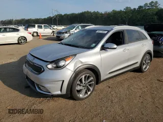 2017 Kia Niro Touring with VIN KNDCE3LCXH5066284, listed as a Copart auction lot 56571654 with 81,702 mi miles and Salvage Title. Bid and sale history available at carsss.com. Image 1.