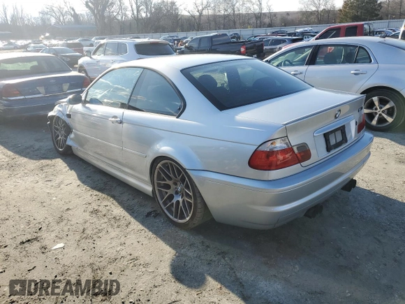 2002 BMW 3 Series M3 with VIN WBSBL93422JR15716, listed as a Copart auction lot 86993574 with 156,485 mi miles and Salvage Title. Bid and sale history available at DreamBid. Image 2.