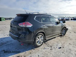 2016 Nissan Rogue SV with VIN 5N1AT2MT0GC918721, listed as a Copart auction lot 45883405 with 42,368 mi miles and Salvage Title. Bid and sale history available at DreamBid. Image 3.