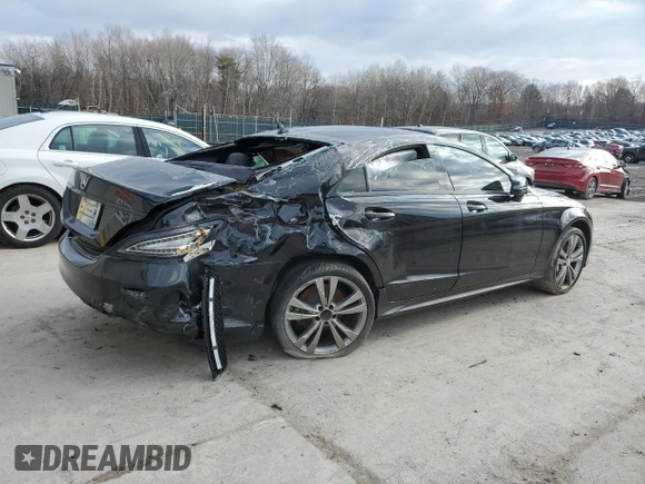 2015 Mercedes-Benz CLS-Class CLS 550 with VIN WDDLJ9BB8FA141839, listed as a Copart auction lot 38887523 with 58,931 mi miles. Bid and sale history available at carsss.com. Image 3.