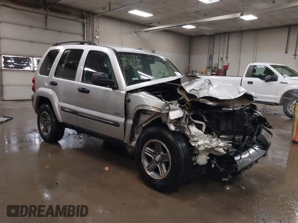 2004 Jeep Liberty Sport with VIN 1J4GL48K44W182897, listed as a IAAI auction lot 40768956 with 241,550 mi miles and . Bid and sale history available at DreamBid. Image 1.
