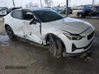 2021 Polestar 2 Launch Edition with VIN LPSED3KA7ML014881, listed as a Copart auction lot 50965635 with 22,878 mi miles and Salvage Title. Bid and sale history available at DreamBid. Image 4.