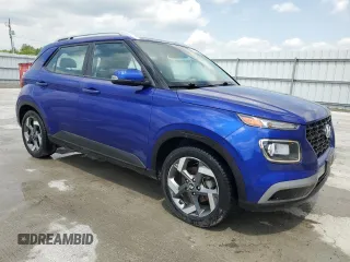 2022 Hyundai Venue SEL with VIN KMHRC8A32NU164853, listed as a Copart auction lot 60808645 with 61,257 mi miles and Clean title. Bid and sale history available at DreamBid. Image 4.