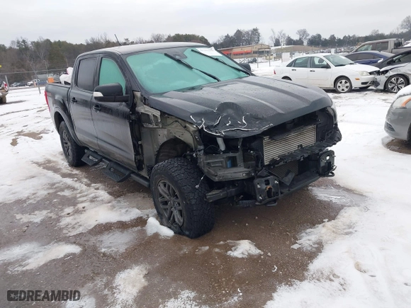 2023 Ford Ranger XL with VIN 1FTER4FH5PLE02749, listed as a IAAI auction lot 41303589 with 33,672 mi miles. Bid and sale history available at carsss.com. Image 1.