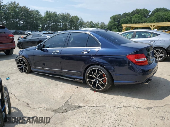 2012 Mercedes-Benz C 300 Sport with VIN WDDGF8BB4CR230043, listed as a Copart auction lot 62987075 with 49,586 mi miles and Salvage title. Bid and sale history available at DreamBid. Image 2.