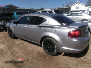 2014 Dodge Avenger SE with VIN 1C3CDZAG6EN181458, listed as a IAAI auction lot 41768889 with 181,416 mi miles and . Bid and sale history available at carsss.com. Image 3.