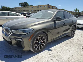 2021 BMW X6 sDrive40i z VIN 5UXCY4C03M9D94394, wystawiony jako Copart lot #49667785 z przebiegiem 42 935 mil mil oraz Tytuł czysty. Historia ofert i sprzedaży dostępna na DreamBid. Obrazek 1.