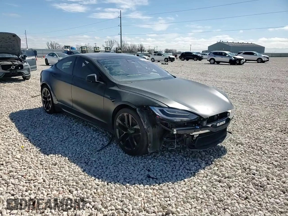 2021 Tesla Model S Plaid с VIN 5YJSA1E64MF451576, выставлен на аукционе Copart как лот 45425625 с пробегом 40 563 миль миль и Списание • Salvage title. История ставок и продаж доступна на DreamBid. Изображение 10.
