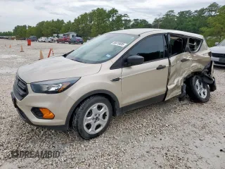 2018 Ford Escape S with VIN 1FMCU0F79JUA54327, listed as a Copart auction lot 58419695 with 48,995 mi miles and Salvage title. Bid and sale history available at DreamBid. Image 1.