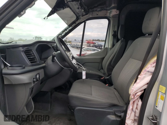 2023 Ford Transit Cargo with VIN 1FTBW9C89PKA44249, listed as a Copart auction lot 75167994 with 21,652 mi miles and Salvage Title. Bid and sale history available at DreamBid. Image 7.