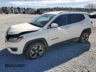 2021 Jeep Compass Limited with VIN 3C4NJDCB4MT511145, listed as a Copart auction lot 46399315 with 130,193 mi miles and Salvage Title. Bid and sale history available at carsss.com. Image 1.