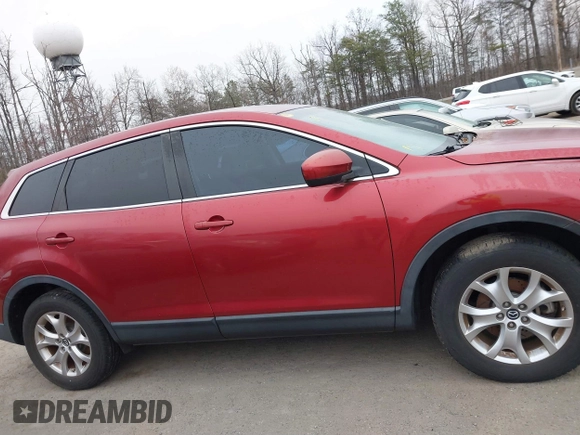 2015 Mazda CX-9 Touring with VIN JM3TB3CV3F0465744, listed as a IAAI auction lot 41790983 with 92,489 mi miles. Bid and sale history available at carsss.com. Image 13.