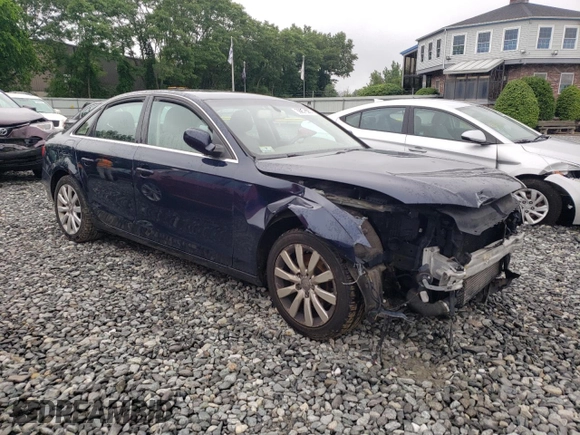 2011 Audi A4 Premium Plus with VIN WAUFFAFL9BN004633, listed as a Copart auction lot 59851995 with Not provided miles and Clean title. Bid and sale history available at DreamBid. Image 4.