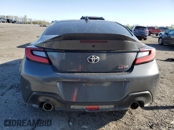 2023 Toyota GR86 Premium with VIN JF1ZNBF19P8759025, listed as a Copart auction lot 52306575 with 51,363 mi miles and Salvage Title. Bid and sale history available at carsss.com. Image 6.