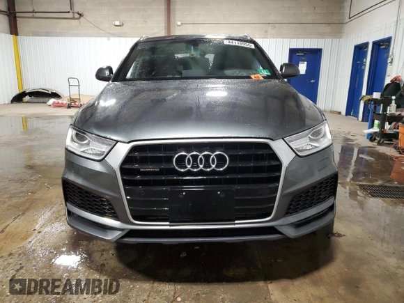 2018 Audi Q3 Premium with VIN WA1ECCFS3JR026977, listed as a Copart auction lot 44118955 with 94,373 mi miles and Salvage title. Bid and sale history available at DreamBid. Image 5.