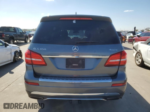 2017 Mercedes-Benz GLS 450 with VIN 4JGDF6EEXHA875367, listed as a Copart auction lot 46113854 with 235,714 mi miles and . Bid and sale history available at DreamBid. Image 6.