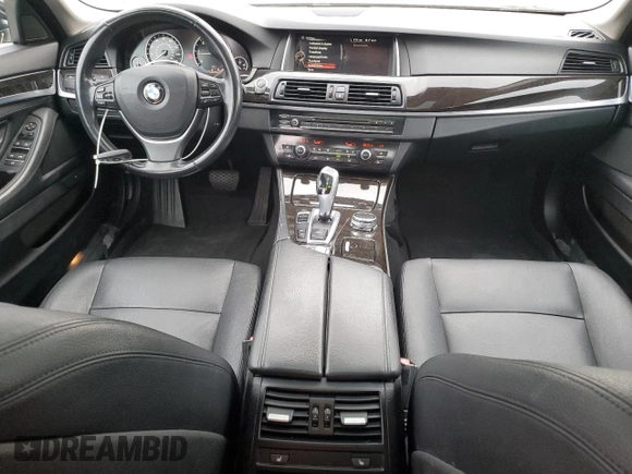 2015 BMW 5 Series 535d xDrive with VIN WBAFV3C51FD686892, listed as a Copart auction lot 81410224 with 109,264 mi miles and Salvage title. Bid and sale history available at DreamBid. Image 8.