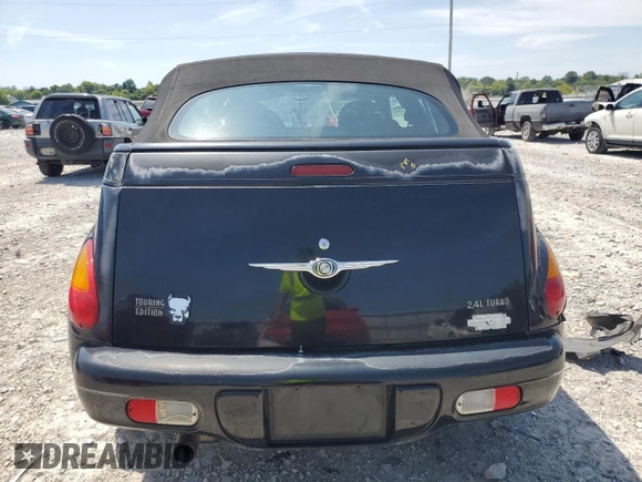 2005 Chrysler PT Cruiser Touring with VIN 3C3EY55E35T344288, listed as a Copart auction lot 67940814 with Not Provided miles and Salvage Title. Bid and sale history available at DreamBid. Image 6.