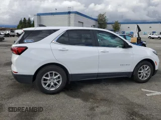 2022 Chevrolet Equinox LT with VIN 3GNAXKEV8NL195184, listed as a Copart auction lot 43875245 with 49,322 mi miles and Salvage Title. Bid and sale history available at DreamBid. Image 3.