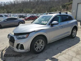 2022 Audi Q5 S line Premium z VIN WA1GAAFYXN2118948, wystawiony jako Copart lot #50617565 z przebiegiem Nie podano mil oraz Szkoda całkowita • Salvage title. Historia ofert i sprzedaży dostępna na DreamBid. Obrazek 1.