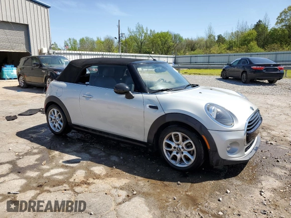 2019 MINI Convertible Cooper with VIN WMWWG5C5XK3H08462, listed as a Copart auction lot 52405275 with 36,205 mi miles and Salvage Title. Bid and sale history available at DreamBid. Image 4.