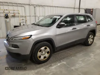2014 Jeep Cherokee Sport with VIN 1C4PJMABXEW192700, listed as a Copart auction lot 47064285 with 169,855 mi miles and Salvage Title. Bid and sale history available at carsss.com. Image 1.