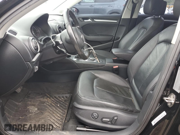2015 Audi A3 Premium with VIN WAUBFGFF9F1126370, listed as a Copart auction lot 62203605 with 105,503 mi miles and Clean title. Bid and sale history available at DreamBid. Image 7.