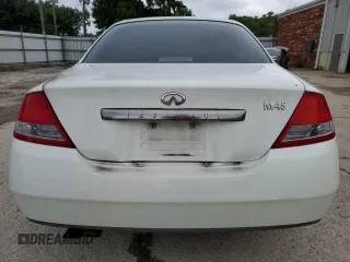 2003 Infiniti M45 with VIN JNKAY41E43M002005, listed as a Copart auction lot 72528004 with 231,586 mi miles and Salvage Title. Bid and sale history available at carsss.com. Image 6.