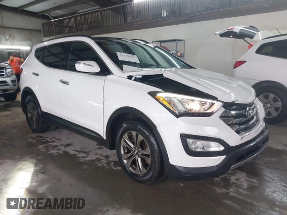 2014 Hyundai Santa Fe Sport with VIN 5XYZU3LB9EG140446, listed as a IAAI auction lot 41527693 with 129,610 mi miles. Bid and sale history available at carsss.com. Image 13.