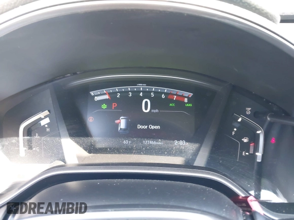 2019 Honda CR-V EX-L with VIN 5J6RW1H85KL002165, listed as a IAAI auction lot 41842267 with 127,466 mi miles. Bid and sale history available at carsss.com. Image 7.