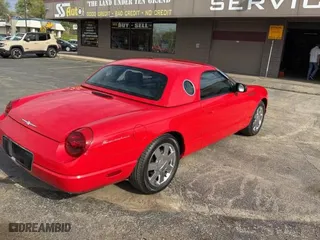 2002 Ford Thunderbird w/Hardtop Premium with VIN 1FAHP60A12Y101844, listed as a Copart auction lot 53632585 with 12,873 mi miles and Clean Title. Bid and sale history available at carsss.com. Image 4.