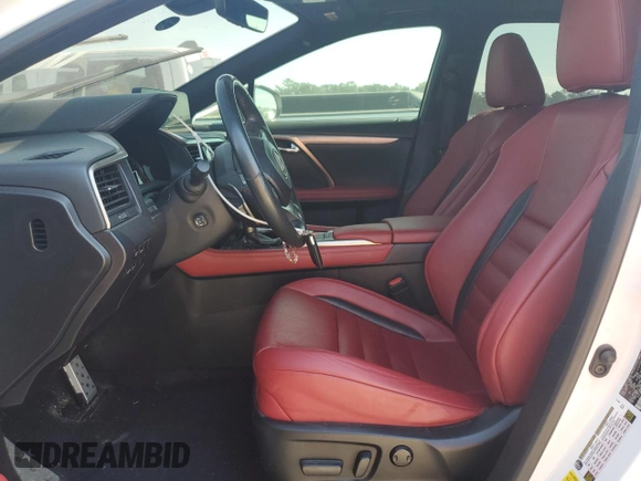 2021 Lexus RX 350 F Sport with VIN 2T2YZMDA2MC289697, listed as a Copart auction lot 47851685 with 80,791 mi miles and Salvage title. Bid and sale history available at DreamBid. Image 7.