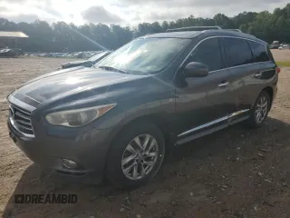 2014 Infiniti QX60 z VIN 5N1AL0MM0EC548168, wystawiony jako Copart lot #59849285 z przebiegiem 144 723 mil mil oraz Szkoda całkowita • Salvage title. Historia ofert i sprzedaży dostępna na DreamBid. Obrazek 1.