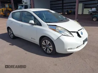 2013 Nissan LEAF SL with VIN 1N4AZ0CP1DC406124, listed as a IAAI auction lot 41819354 with 89,417 mi miles. Bid and sale history available at carsss.com. Image 1.
