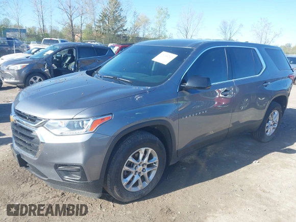 2020 Chevrolet Traverse LS with VIN 1GNEVFKW1LJ141810, listed as a IAAI auction lot 42134752 with 73,513 mi miles and . Bid and sale history available at DreamBid. Image 18.