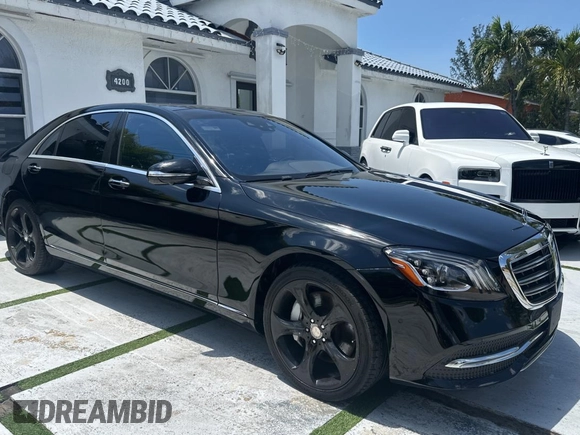 2018 Mercedes-Benz S 450 z VIN WDDUG6GB4JA419932, wystawiony jako Copart lot #53499385 z przebiegiem 45 433 mil mil oraz Czysty tytuł • Clean title. Historia ofert i sprzedaży dostępna na DreamBid. Obrazek 1.