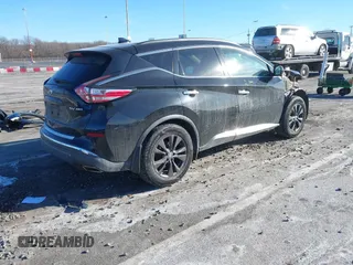 2017 Nissan Murano S with VIN 5N1AZ2MH1HN146228, listed as a IAAI auction lot 41294247 with 139,181 mi miles and . Bid and sale history available at DreamBid. Image 4.