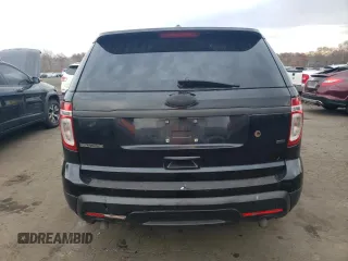 2014 Ford Utility Police Interceptor with VIN 1FM5K8AR7EGA45149, listed as a Copart auction lot 44045135 with 0 mi miles and Salvage Title. Bid and sale history available at carsss.com. Image 6.