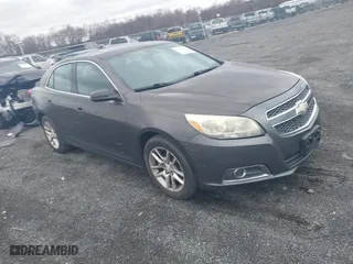 2013 Chevrolet Malibu ECO with VIN 1G11F5RRXDF106677, listed as a IAAI auction lot 41738890 with 101,924 mi miles. Bid and sale history available at carsss.com. Image 1.