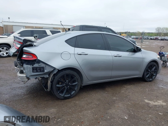 2016 Dodge Dart SXT Sport with VIN 1C3CDFFA4GD802093, listed as a IAAI auction lot 41972832 with 33,563 mi miles. Bid and sale history available at carsss.com. Image 14.