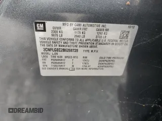 2011 Chevrolet Equinox LTZ with VIN 2CNFLGEC2B6268728, listed as a Copart auction lot 73641084 with 77,896 mi miles and Salvage Title. Bid and sale history available at carsss.com. Image 15.
