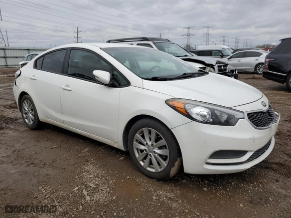 2015 Kia Forte LX with VIN KNAFX4A69F5382022, listed as a Copart auction lot 51075585 with 81,089 mi miles and Salvage Title. Bid and sale history available at carsss.com. Image 4.