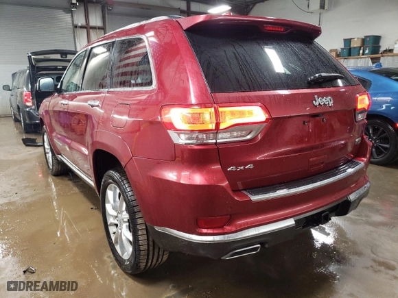 2014 Jeep Grand Cherokee Summit with VIN 1C4RJFJG4EC444040, listed as a Copart auction lot 46813565 with 236,655 mi miles and Salvage Title. Bid and sale history available at carsss.com. Image 2.