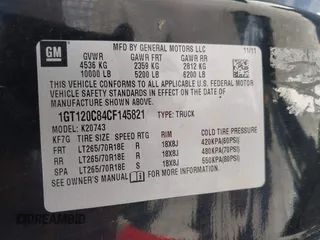 2012 GMC Sierra 2500HD SLE z VIN 1GT120C84CF145821, wystawiony jako IAAI lot #42027315 z przebiegiem 182 249 mil mil oraz . Historia ofert i sprzedaży dostępna na DreamBid. Obrazek 9.